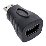 Adaptateur HDMI en ligne - HDMI A femelle / HDMI C mâle - 4K/60 Hz - plaqué or