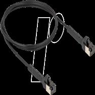 Câble patch Delock - RJ-45 (M) coudé jusqu'à 60° vers RJ-45 (M) coudé jusqu'à 60°