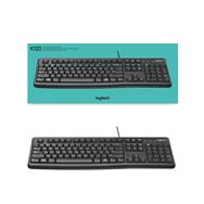 Logitech K120 Corded Keyboard - Wired - USB - QWERTZ - Black