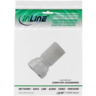 Connecteur F-Plug en ligne pour câble coaxial avec gaine de câble 7 mm