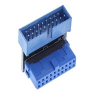 Adaptateur USB 3.0 InLine interne - connexion mâle/femelle - coudé vers le bas