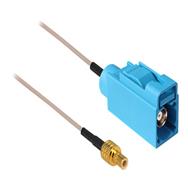Câble d'antenne Delock - Connecteur FAKRA Z femelle vers SMB mâle