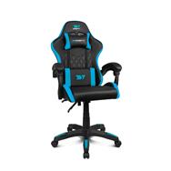 Drift DR35BL - Fauteuil gaming pour PC - 100 kg - Assise rembourrée - Dossier rembourré - Noir/Bleu - Métal