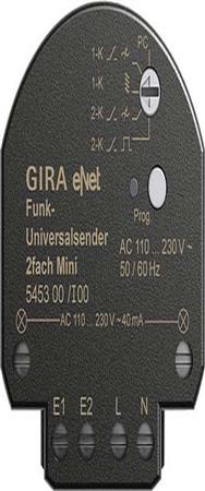 Émetteur radio universel GIRA mini 2 pièces 545300