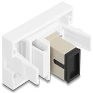 Module Delock Easy 45 SC Simplex prise vers beige blanc