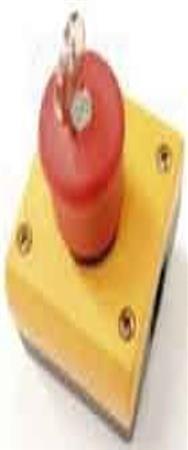 Bouton-poussoir champignon rouge EATON 216523 M22-PVS/KC11/IY