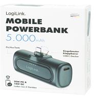 LogiLink Powerbank 5000mAh Sort
