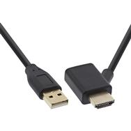 Adaptateur Mini DisplayPort mâle / DVI-D 24+1 femelle InLine blanc - 0,15 m