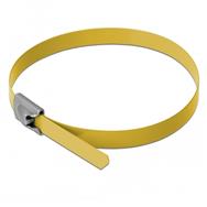 Serre-câbles Delock - 50 cm - jaune (lot de 10)