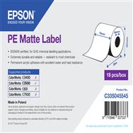 Étiquettes mates Epson PE - Rouleau continu : 76 mm x 29 m - PE - Mat - BS 5609 - Epson GP-M831 Epson ColorWorks C7500G Epson ColorWorks C7500 ColorWorks CW-C6500 ColorWorks... - 7,6 cm - 29 m
