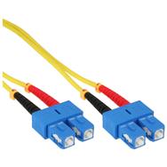 Câble fibre optique duplex InLine SC/SC 9/125 µm OS2 0,5 m