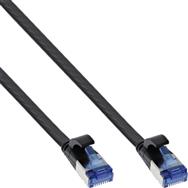 Câble patch plat InLine - U/FTP - Cat.6A - TPE sans halogène - noir - 15 m