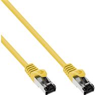 Câble de raccordement en ligne S/FTP Cat.8.1 0,3 m Jaune
