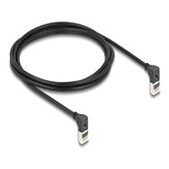Câble patch Delock - RJ-45 (M) coudé vers le haut vers RJ-45 (M) coudé vers le haut