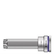 Wera 05003858001, Douille, 1/2", 1 tête(s), T60, Acier au chrome-vanadium, Chrome