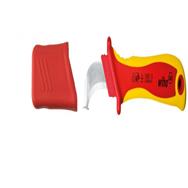 Wiha 246 78 SB, Isolation de protection, 142 g, Rouge, Acier inoxydable, Jaune