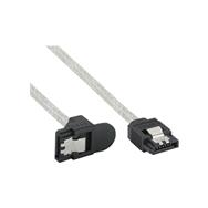 Câble rond InLine SATA 6 Gb/s avec loquets coudé 0,5 m