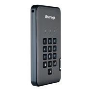 Disque dur iStorage diskAshur PRO2 256 bits 500 Go USB 3.2 chiffré sécurisé IS-DAP2-256-500-C-X - 500 Go - 3.2 Gen 1 (3.1 Gen 1) - Noir