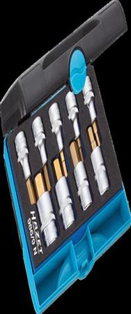 HAZET HZ 986/9N Jeu de douilles six poêles creux