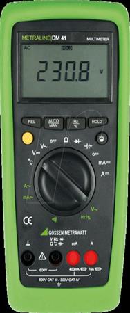 Multimètre numérique GMC Instruments METRALINE DM 41