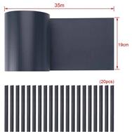 Ruban de clôture noir Extralink 907 FORÊT-NOIRE 19 cm x 35 m