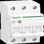 Schneider R9F24332 - Disjoncteur miniature Resi9 3P 32 A, caractéristique C 6 kA