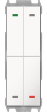 Bouton MDT KNX Light 63 4 voies RGBW blanc neutre