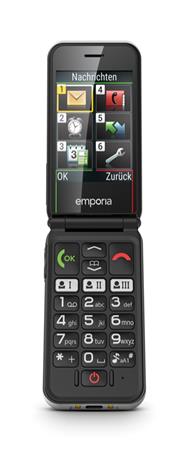 Emporia SIMPLICITY glam 4G - white - Cellphone - 7.1 cm