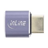 Adaptateur USB-C InLine USB4 gris aluminium