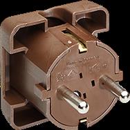 Connecteur d'alimentation coudé/plat Bachmann