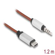 Câble auxiliaire Delock USB Type-C mâle vers jack mâle - Câble - Numérique
