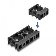 Support de câble Delock - avec clip de verrouillage, 25 mm