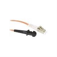 ACT 10 meter LSZH Multimode 62.5/125 OM1 fiber patch cable duplex with MTRJ and LC connectors - 10 m - LC