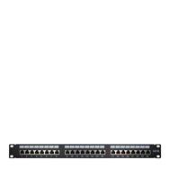 Inter-Tech 19'' Cat.5e STP 24 - RJ-45 - Cat5e - Noir - Métal - Montage en rack - 482 mm