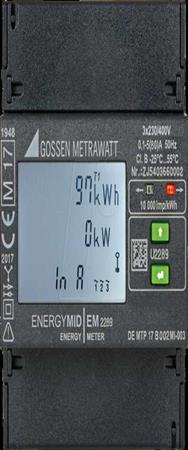 Compteur d'énergie GMC Instruments réseau 4 fils 5 80 A 3x230/400 V