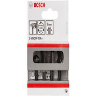 Bosch FreihandfrÃƒÂ¤ser-Set fÃƒÂ¼r1609200314Bohrmaschinen 4-teilig 6mm