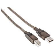Câble USB-A vers USB-B Manhattan 11 m USB 2.0 actif
