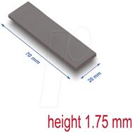 Pad thermique Delock 70 x 20 1,75 mm pour modules M.2 3,0 W/mK