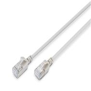 DIGITUS CAT 6A F-FTP Slim patch cable, 0.3 m, gray