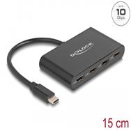 Hub Delock - 10 Gbit/s - 4 ports USB-C 3.2 Gen 2