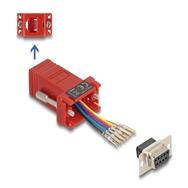 Adaptateur série Delock - DB-9 (F) vissable vers RJ-12 (6 broches) (F)