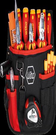 Ceinture à outils 930050005 Wiha - Rangement pratique pour 18 outils