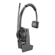 Poly Savi 8210 UC Microsoft Teams Certified DECT 1880-1900 MHz USB-A Headset - Wireless - 20 - 20000 Hz - Office/Call center - 115 g - Headset - Black
