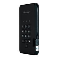 iStorage diskAshur2 256 bits 4 To USB 3.2 SSD chiffré et sécurisé - Noir IS-DA2-256-SSD-4000-B - 4 To - USB Type-A - 3.2 Gen 1 (3.1 Gen 1) - 362 Mo/s - 5 GT/s - Noir