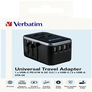 Verbatim 49546, Polycarbonate (PC), 2 500 W, 75 mm, 50 mm, 54 mm, 180 g