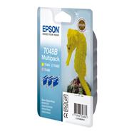 Epson Seahorse Multipack 3 couleurs T048B - Encre pigmentée - 1 pièce(s) - Multipack