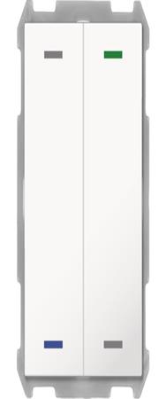 MDT bouton Light 63 2 voies RGBW avec capteur de température studio blanc brillant BE-TAL63T2