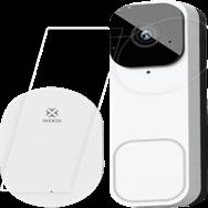 Woox Bevielis iÃ…Â¡manusis Wi-Fi dur skambutis su vaizdo kamera 3MP, baltas, TUYA / Smart Life
