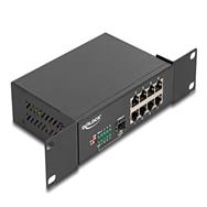 Commutateur Gigabit Ethernet Delock 10" 8 ports + 1 SFP, non géré, Gigabit Ethernet (10/100/1000), montage en rack
