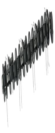 Einhell 3421135 - Lame pour tondeuse à gazon - GE-SA 1640 - Noir
